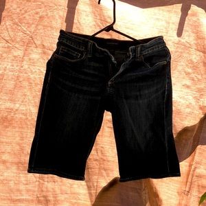 Banana Republic knee length. Jean shorts.